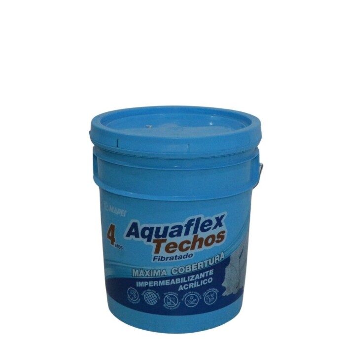 Aquaflex Techos Fibratado 4 años Blanco, cub 19 lt