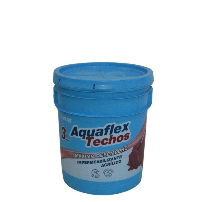 Aquaflex Techos 3 años Rojo, cub 19 lt